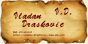 Vladan Drašković vizit kartica